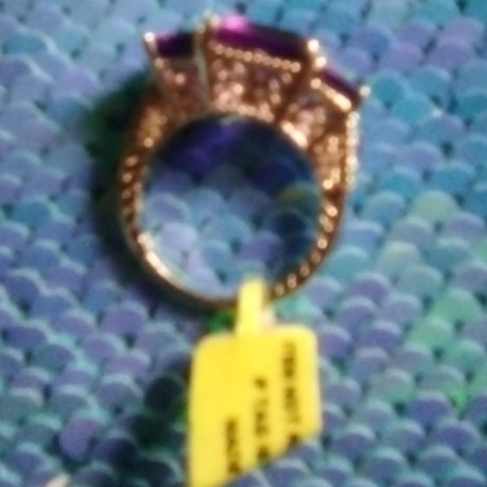 PURPLE AMETHYST RING - Picture 2 of 3